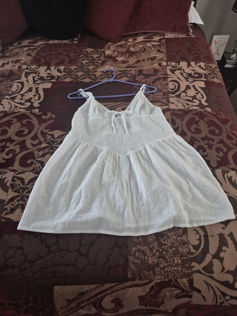Wild Fable White Gauze Tie-Front Tank
